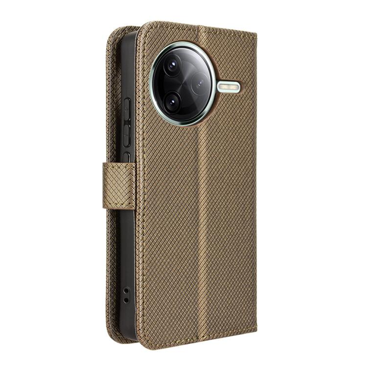 For Redmi K80 / K80 Pro Diamond Texture Leather Phone Case
