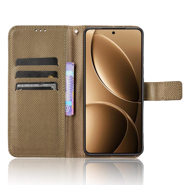 For Redmi K80 / K80 Pro Diamond Texture Leather Phone Case