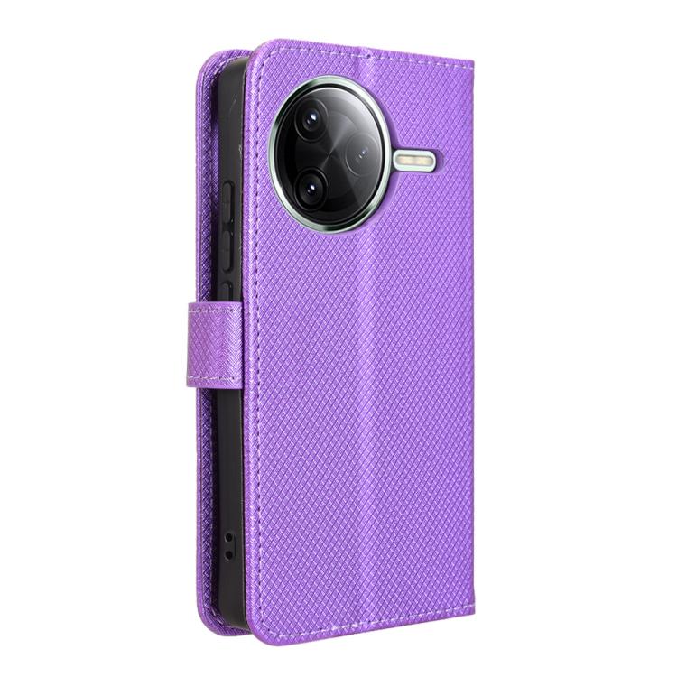 For Redmi K80 / K80 Pro Diamond Texture Leather Phone Case