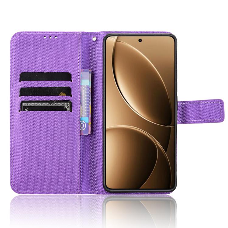 For Redmi K80 / K80 Pro Diamond Texture Leather Phone Case