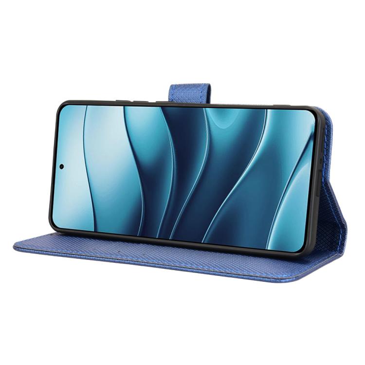 For Redmi Note 14 4G Global 163.25mm Diamond Texture Leather Phone Case