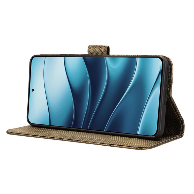 For Redmi Note 14 4G Global 163.25mm Diamond Texture Leather Phone Case
