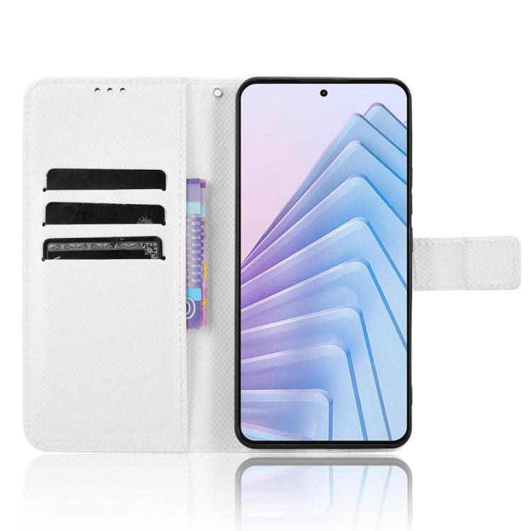 For Redmi Note 14 4G 164.84mm EU Version Diamond Texture Leather Phone Case