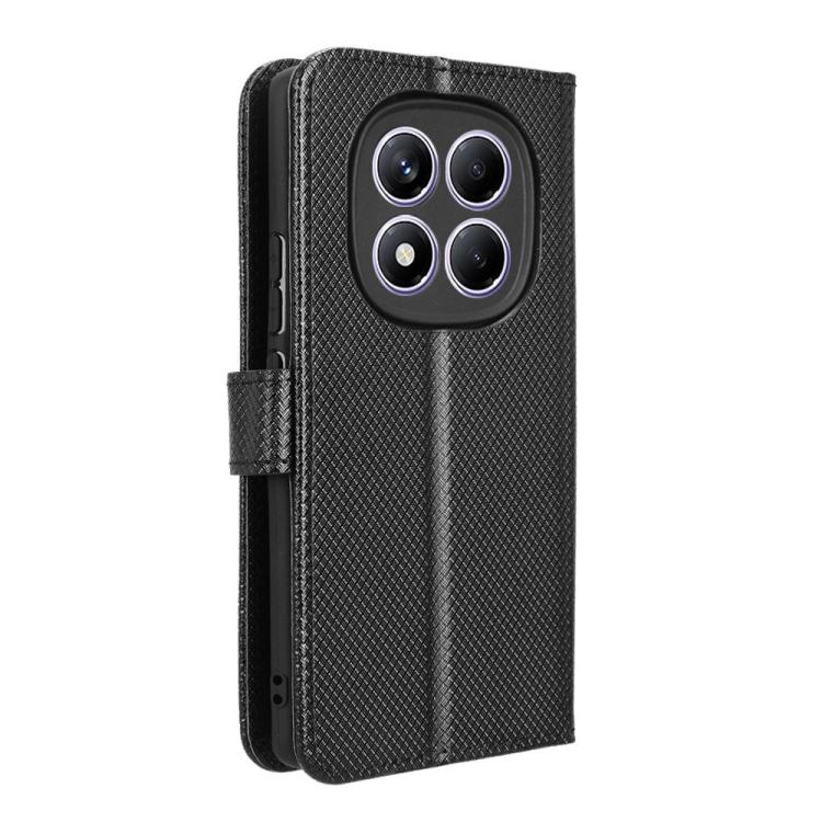For Redmi Note 14 Pro 4G Diamond Texture Leather Phone Case