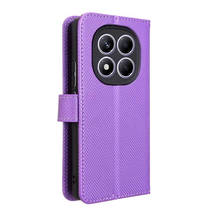 For Redmi Note 14 Pro 4G Diamond Texture Leather Phone Case