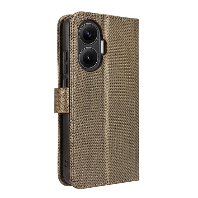 For Redmi Turbo 4 Pro 5G Diamond Texture Leather Phone Case