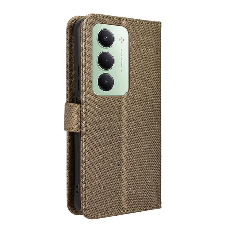 For Redmi 15 5G / 4G EU 171mm Diamond Texture Leather Phone Case