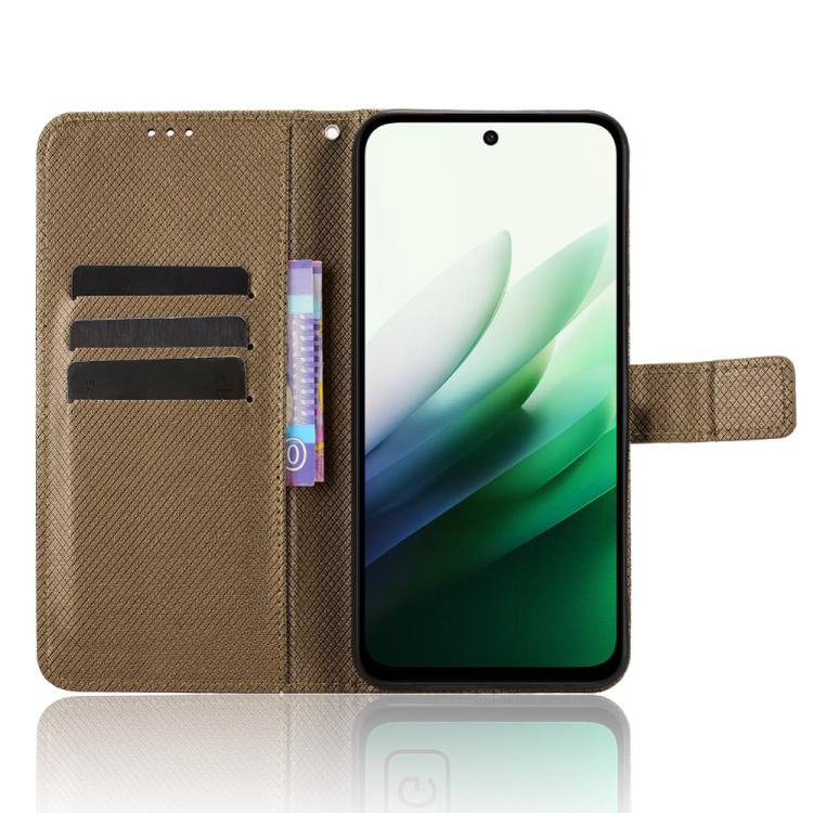 For Redmi 15 5G / 4G EU 171mm Diamond Texture Leather Phone Case