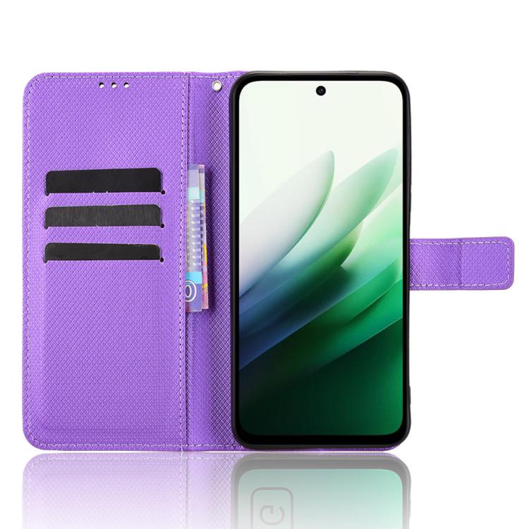 For Redmi 15 5G / 4G EU 171mm Diamond Texture Leather Phone Case