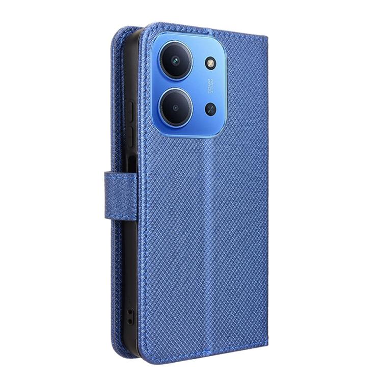 For Redmi 15C 5G / 4G Global 171mm / Poco C85 4G Diamond Texture Leather Phone Case