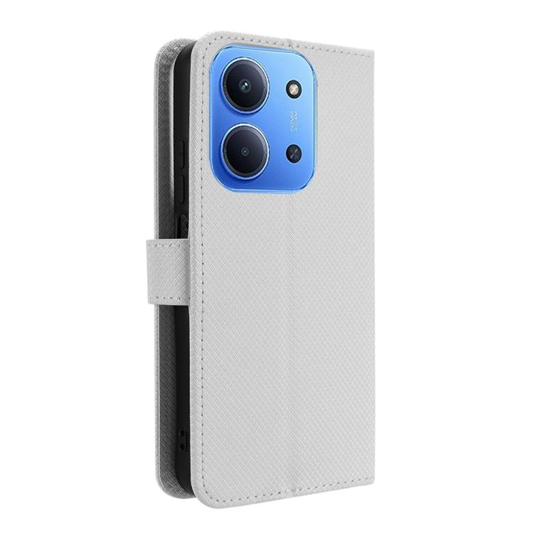 For Redmi 15C 5G / 4G EU 173mm / Poco C85 5G Diamond Texture Leather Phone Case