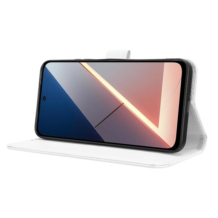 For Xiaomi Poco M7 4G 169mm Diamond Texture Leather Phone Case