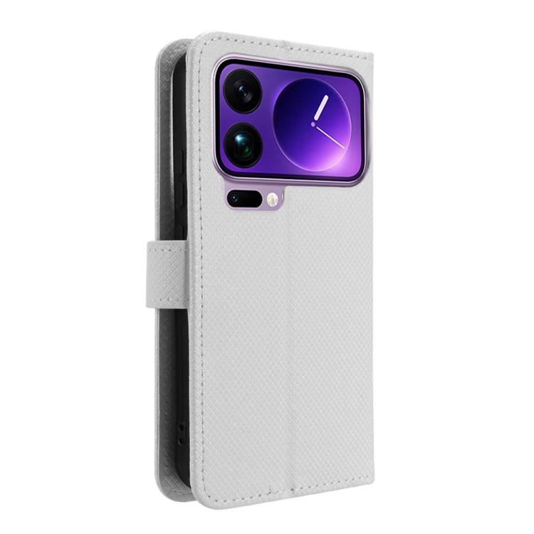 For Xiaomi 17 Pro Max Diamond Texture Leather Phone Case
