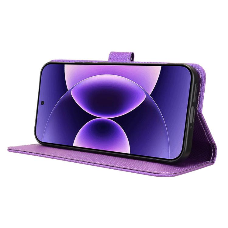 For Xiaomi 17 Pro Max Diamond Texture Leather Phone Case