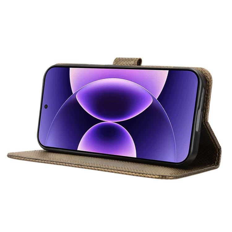For Xiaomi 17 Pro Diamond Texture Leather Phone Case