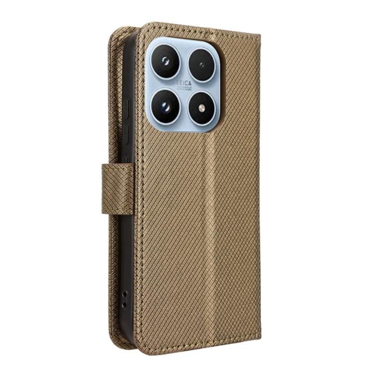 For Xiaomi 17 Diamond Texture Leather Phone Case