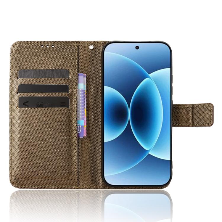 For Xiaomi 17 Diamond Texture Leather Phone Case