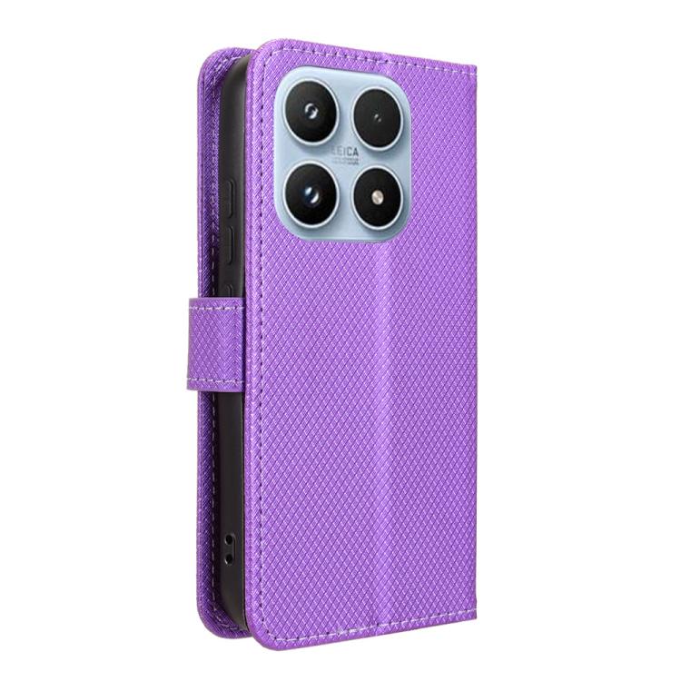 For Xiaomi 17 Diamond Texture Leather Phone Case