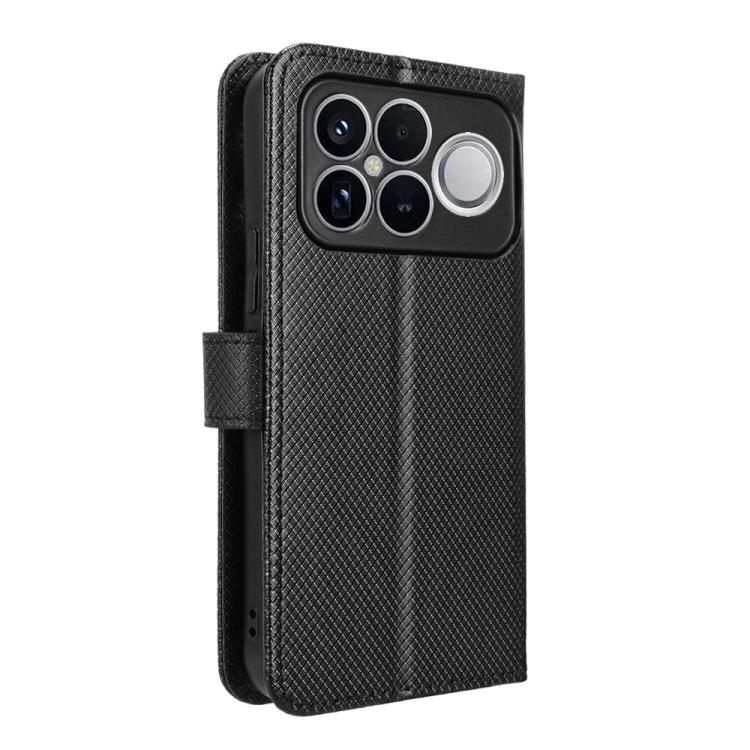 For Redmi K90 Pro Max 5G / Poco F8 Ultra Diamond Texture Leather Phone Case