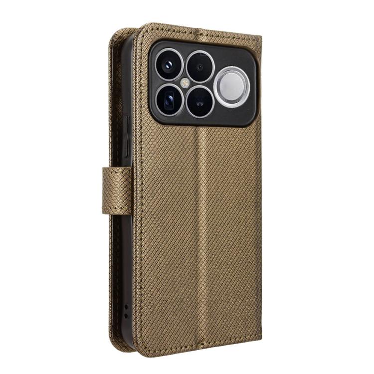 For Redmi K90 Pro Max 5G / Poco F8 Ultra Diamond Texture Leather Phone Case