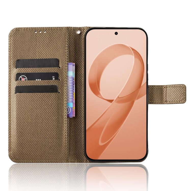 For Redmi K90 Pro Max 5G / Poco F8 Ultra Diamond Texture Leather Phone Case