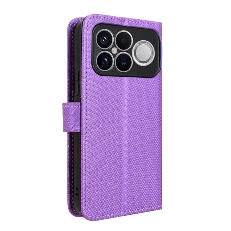 For Redmi K90 Pro Max 5G / Poco F8 Ultra Diamond Texture Leather Phone Case