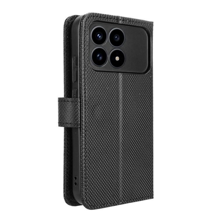 For Redmi K90 5G / Poco F8 Pro Diamond Texture Leather Phone Case