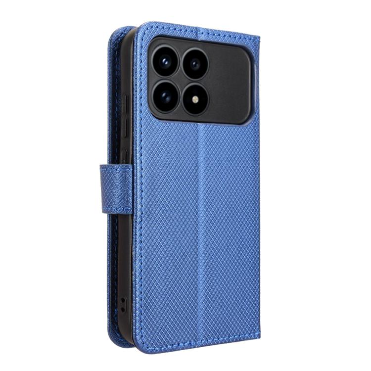 For Redmi K90 5G / Poco F8 Pro Diamond Texture Leather Phone Case