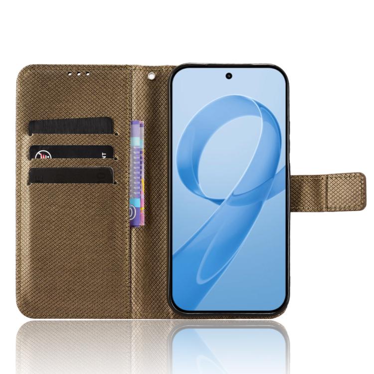 For Redmi K90 5G / Poco F8 Pro Diamond Texture Leather Phone Case