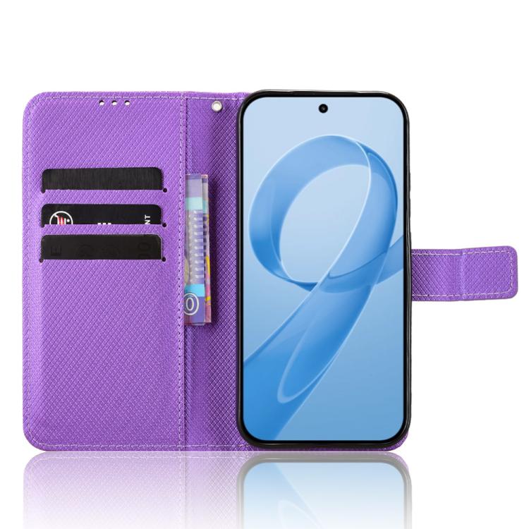 For Redmi K90 5G / Poco F8 Pro Diamond Texture Leather Phone Case