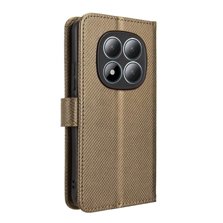 For Redmi Note 15 Pro 4G Global 163.2mm Diamond Texture Leather Phone Case