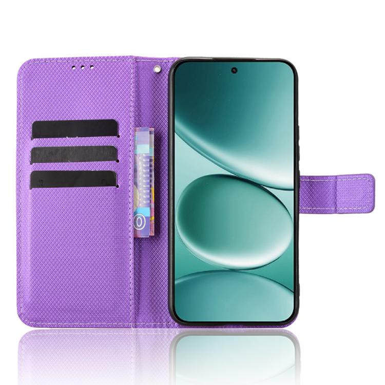 For Redmi Note 15 Pro 4G Global 163.2mm Diamond Texture Leather Phone Case