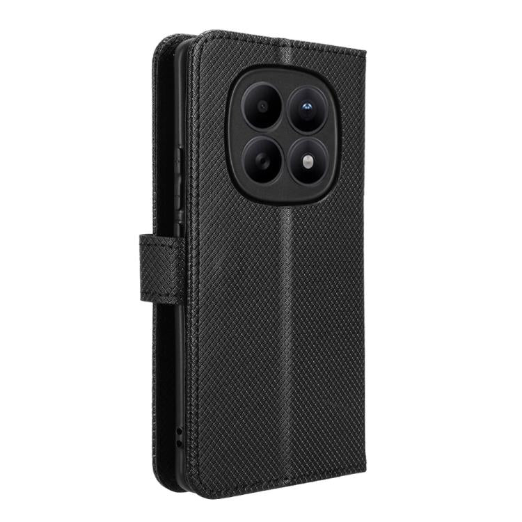 For Redmi Note 15 5G / 4G 164mm / Poco M8 5G Diamond Texture Leather Phone Case