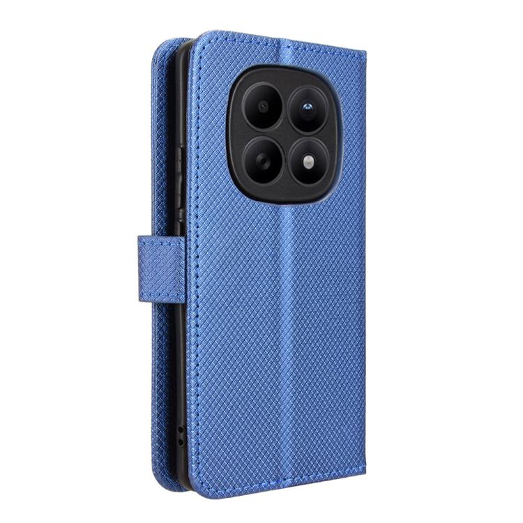 For Redmi Note 15 5G / 4G 164mm / Poco M8 5G Diamond Texture Leather Phone Case