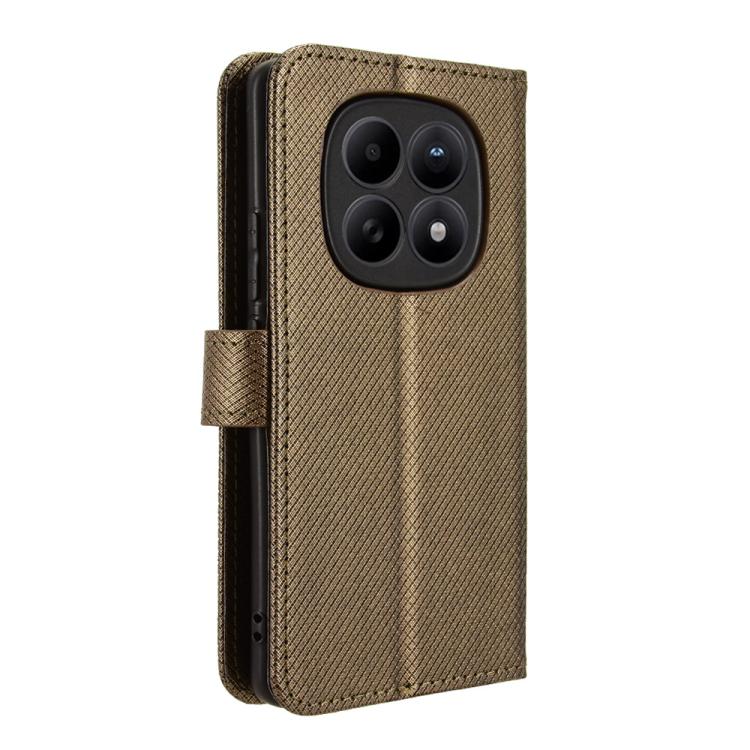 For Redmi Note 15 5G / 4G 164mm / Poco M8 5G Diamond Texture Leather Phone Case