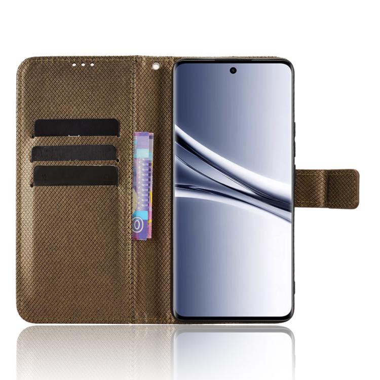 For Redmi Note 15 5G / 4G 164mm / Poco M8 5G Diamond Texture Leather Phone Case