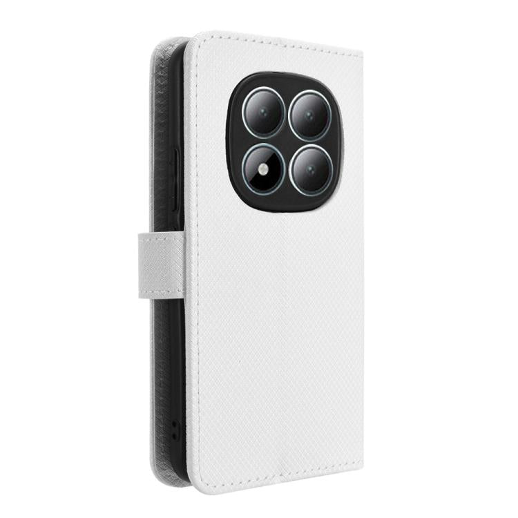 For Redmi Note 15 Pro+ 5G 163.3mm/Poco M8 Pro 5G Diamond Texture Leather Phone Case