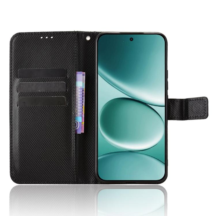 For Redmi Note 15 Pro+ 5G 163.3mm/Poco M8 Pro 5G Diamond Texture Leather Phone Case