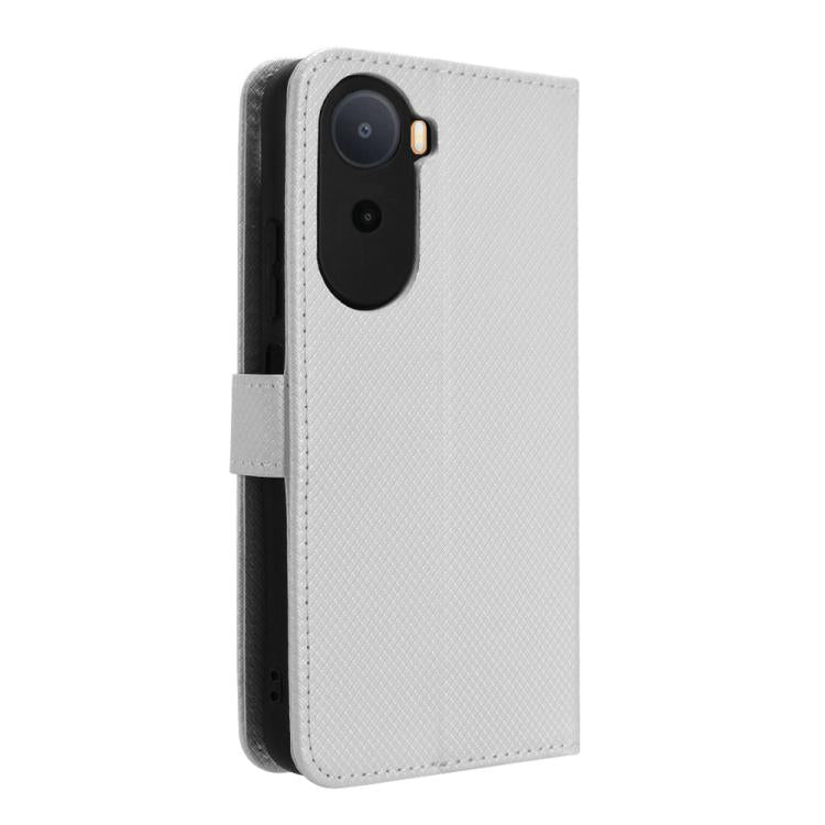 For Redmi A7 Pro 171mm / Poco C85x 5G Diamond Texture Leather Phone Case