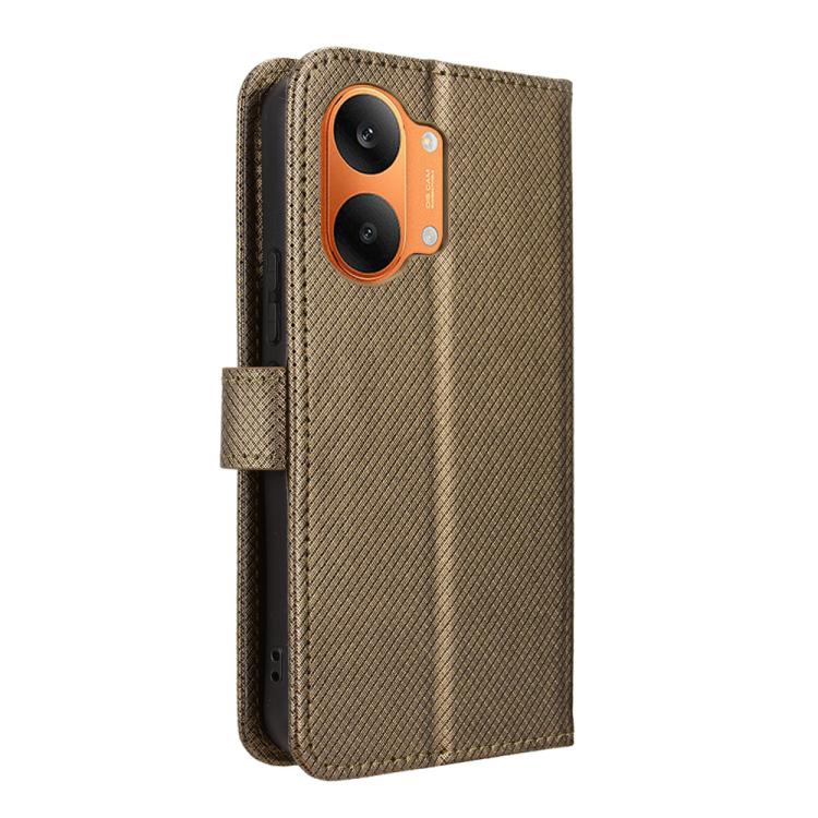 For Redmi Turbo 5 Max 5G / Poco X8 Pro Max Diamond Texture Leather Phone Case