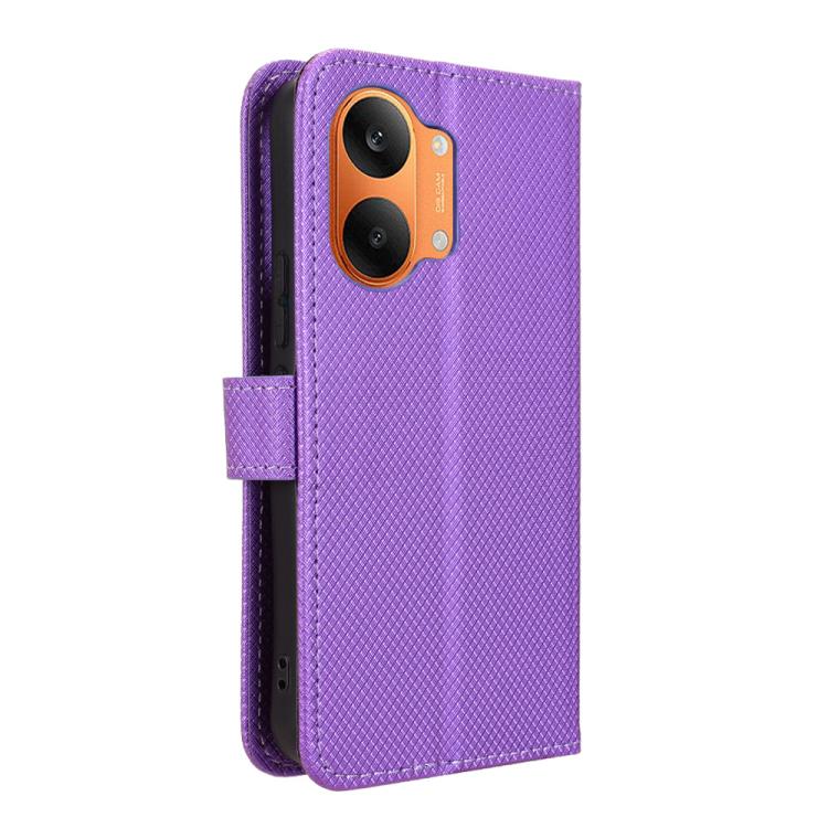 For Redmi Turbo 5 Max 5G / Poco X8 Pro Max Diamond Texture Leather Phone Case
