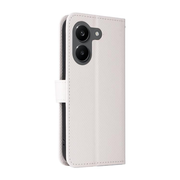 For Redmi Turbo 5 5G / Poco X8 Pro Diamond Texture Leather Phone Case