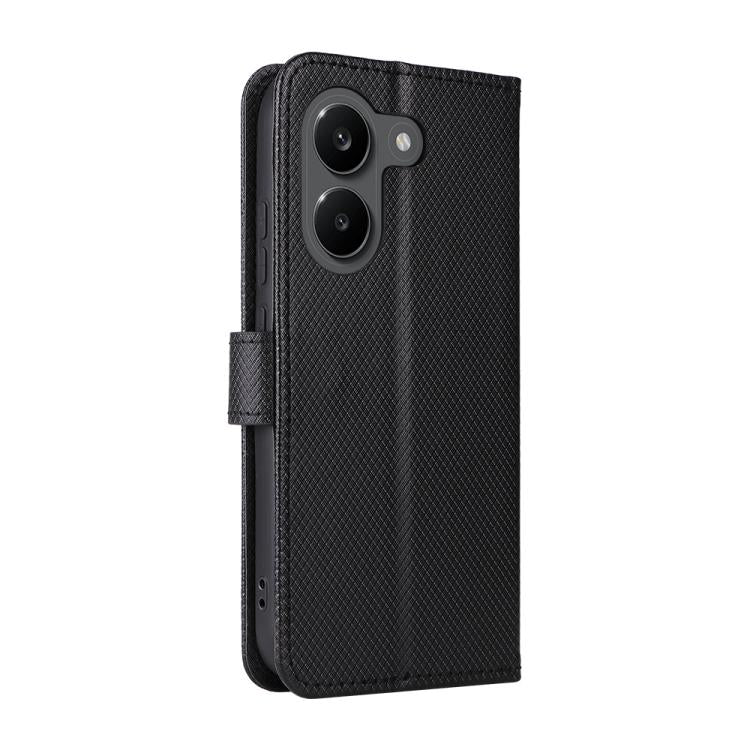 For Redmi Turbo 5 5G / Poco X8 Pro Diamond Texture Leather Phone Case