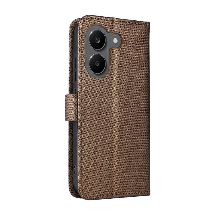 For Redmi Turbo 5 5G / Poco X8 Pro Diamond Texture Leather Phone Case