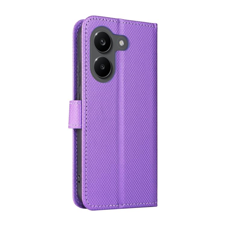 For Redmi Turbo 5 5G / Poco X8 Pro Diamond Texture Leather Phone Case