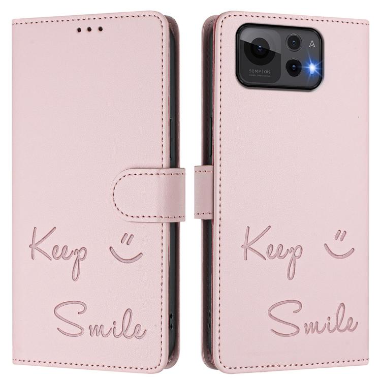 For Asus Zenfone 12 Ultra Smile Embossing RFID Leather Phone Case