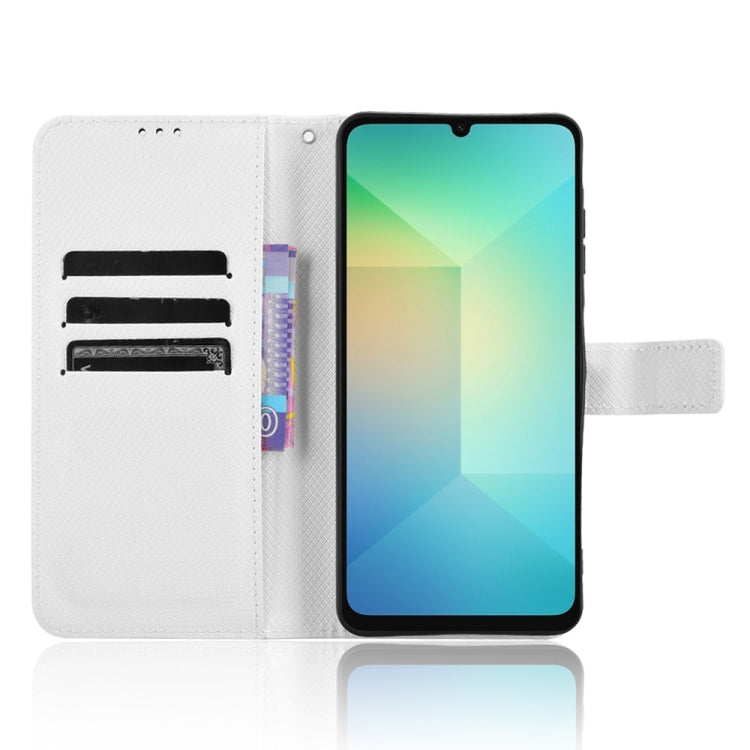 For Samsung Galaxy A06 Diamond Texture Leather Phone Case