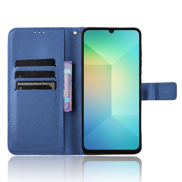 For Samsung Galaxy A06 Diamond Texture Leather Phone Case