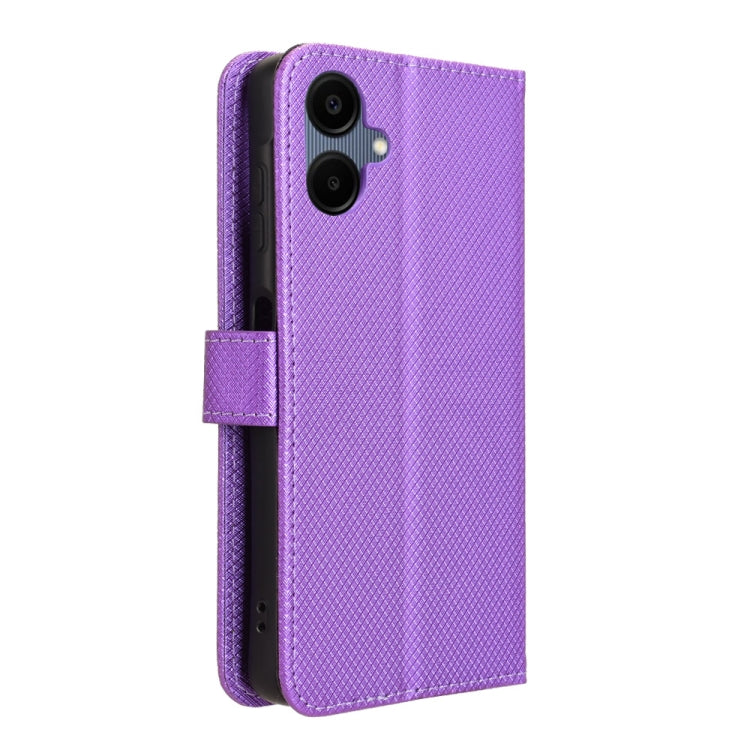 For Samsung Galaxy A06 Diamond Texture Leather Phone Case
