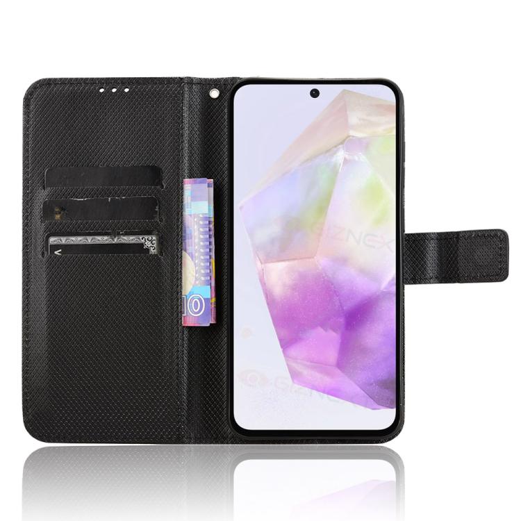 For Samsung Galaxy A36 5G Diamond Texture Leather Phone Case